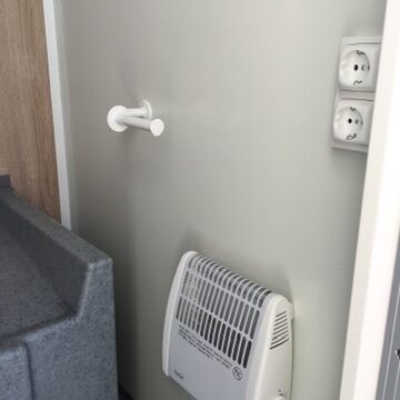 kleine Elektroheizung eines Mannschaftswagens